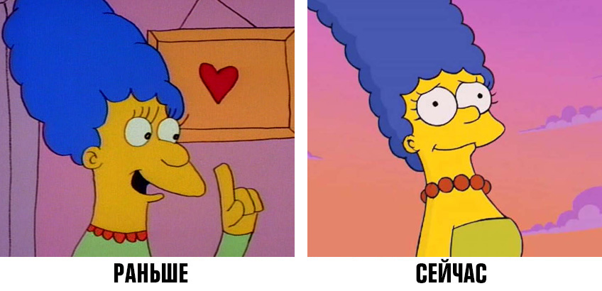 Как изменились герои "Гриффинов", "Симпсонов", "Южного