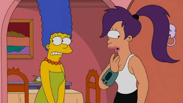 Leela and Marge