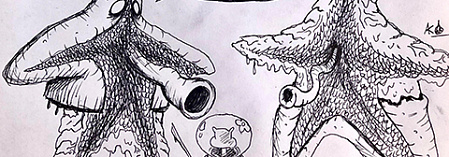 Мрачный Бикини Боттом: Патрик, поглощающий все на своем пути, против Сэнди и накаченного Сквидварда