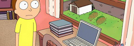 Киберспорт в стиле "Рика и Морти"